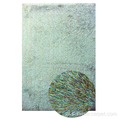 Λεπτό Πολυεστέρας δασύτριχος χαλί με μακρύ πέλος μίγμα χρώματος